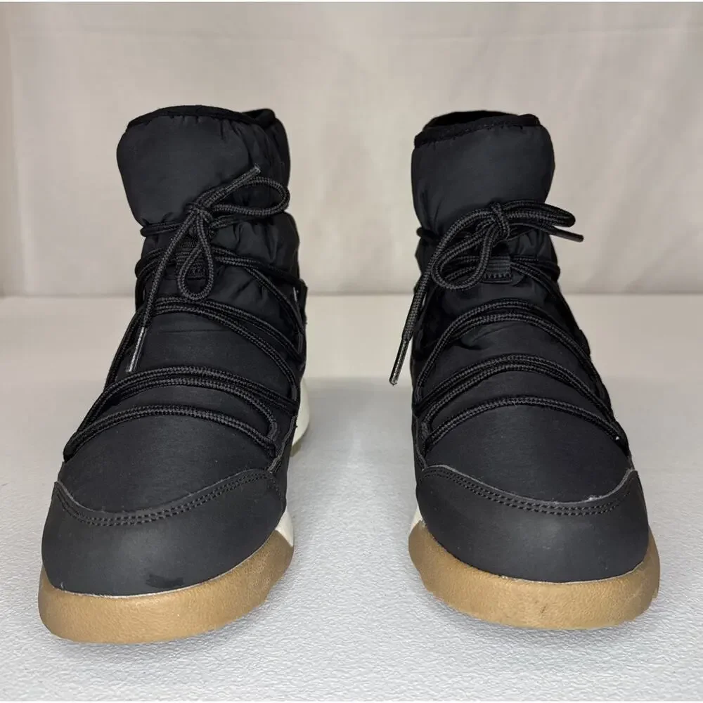 Women's Cara Black Winter Boots Water-repellent Size 7